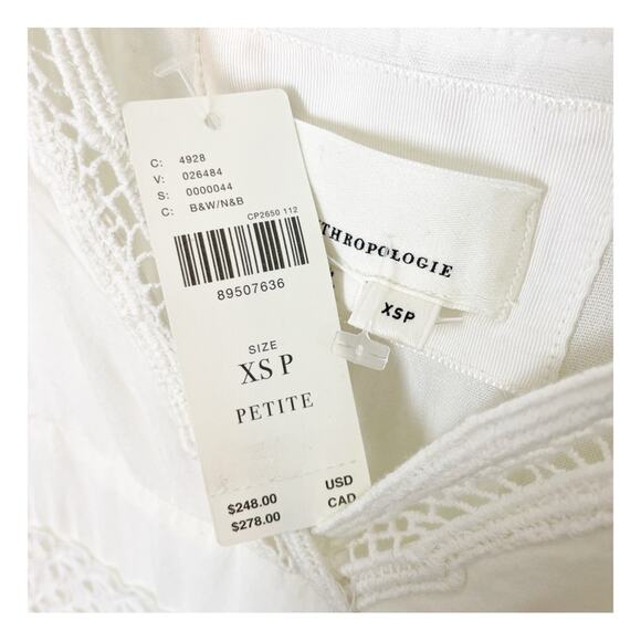 Anthropologie Crochet Lace Overlay Midi Slip Dress NWT - Picture 9 of 11